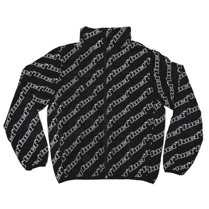 3m Puffer All Over Print Jacket-Black/White