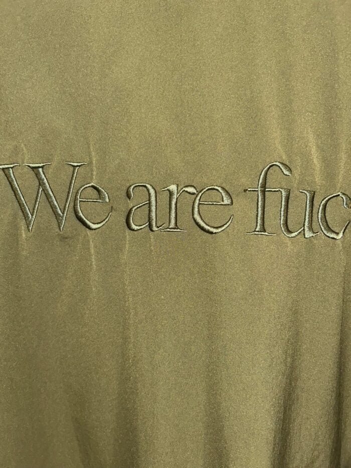 WE ARE FUCT BDU ARMY SHIRT- GREEN DETAIL