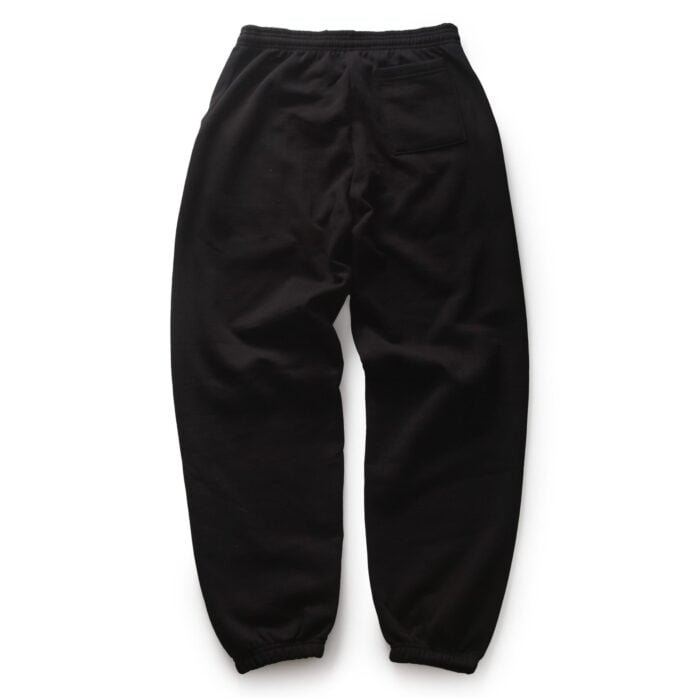 Oval Parody Woven Patch Sweatpants-Black