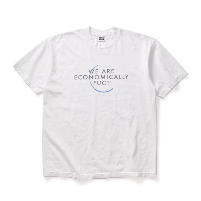 WE ARE ECONOMICALLY FUCT TEE -WHITE